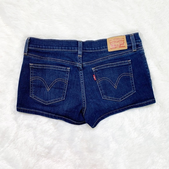 Levi's Pants - Levi’s Dark Wash Cheeky Denim Shorts